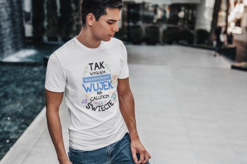 Koszulka dla Wujka modny prezent na Urodziny stylowa koszulka z napisem Tak wygląda najcu (4).jpg