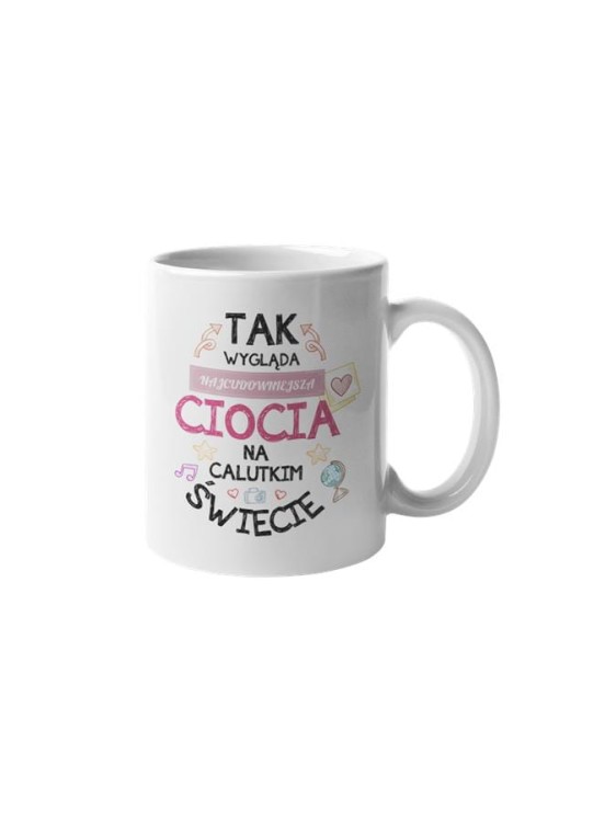 Koszulka dla Cioci w zestawie z kubkiem z nadrukiem Tak wygląda najcudownie (1).jpg