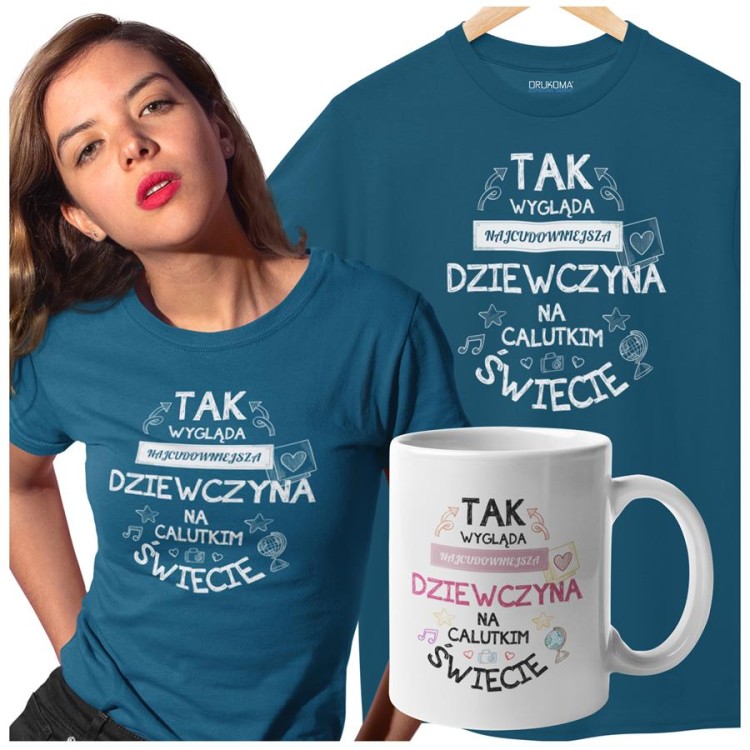 Koszulka dla Dziewczyny w zestawie z kubkiem z nadrukiem Tak wy (3).jpg