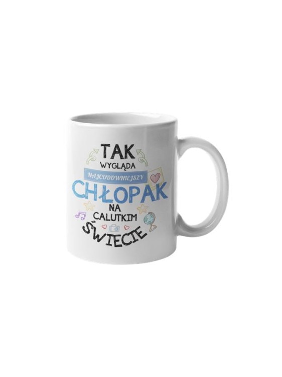 Koszulka dla Chłopaka w zestawie z kubkiem z nadrukiem Tak wygląda najcudo (1).jpg