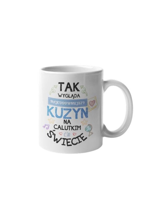 Koszulka dla Kuzyna w zestawie z kubkiem z nadrukiem Tak wygląda najcudownie (1).jpg