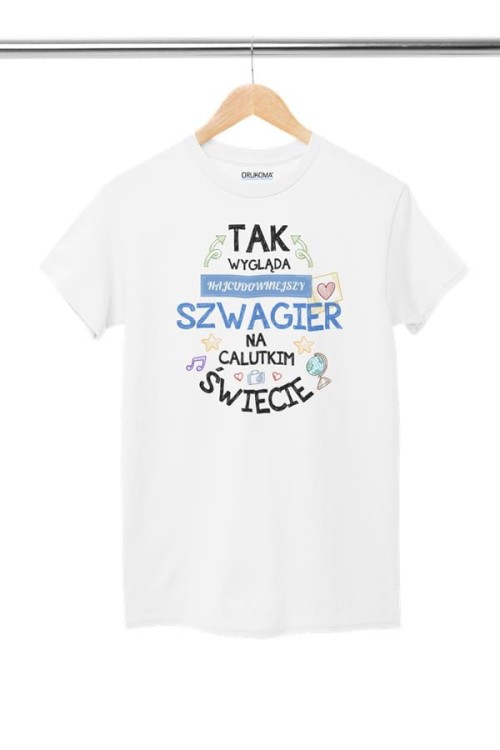 Koszulka dla Szwagra w zestawie z kubkiem z nadrukiem Tak wygląda najc.jpg