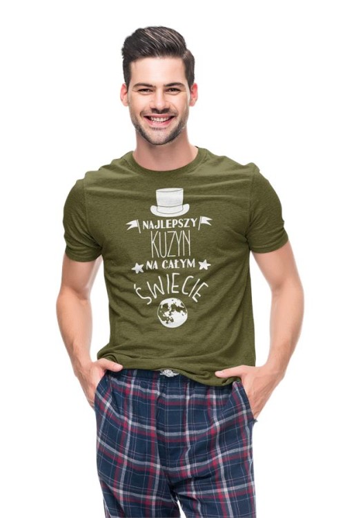 Zestaw koszulek dla Twoich Kuzynów na prezent koszulki na urodziny z napisem Najlepszy Kuzyn na całym świecie oraz.jpg