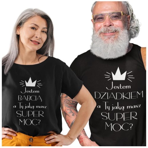 Koszulka dla Babci i Dziadka z napisem Jestem babcią, a ty jaką masz super moc i Jestem super dziadkiem, a ty jaką masz super moc koszulki na Dzień Babci i Dziadka w  (3).jpg