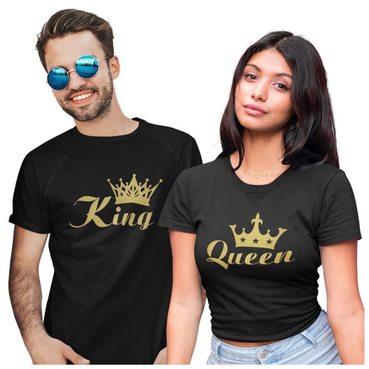 KOSZULKI DLA PAR NA WALENTYNKI PREZENT KING QUEEN KORONA  (8).jpg