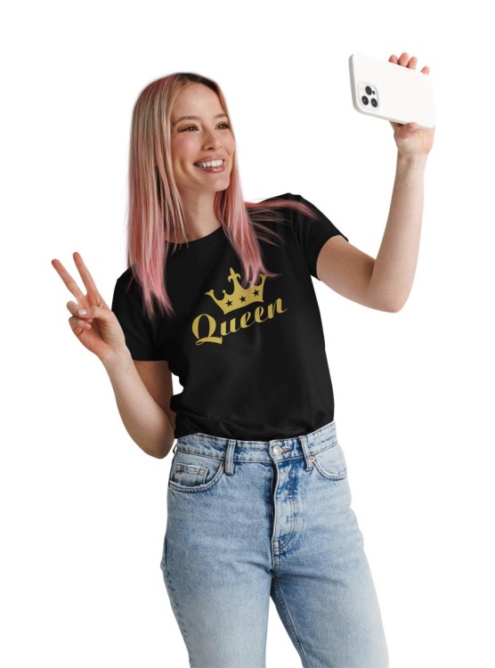 KOSZULKI DLA PAR NA WALENTYNKI PREZENT KING QUEEN KORONA  (4).jpg