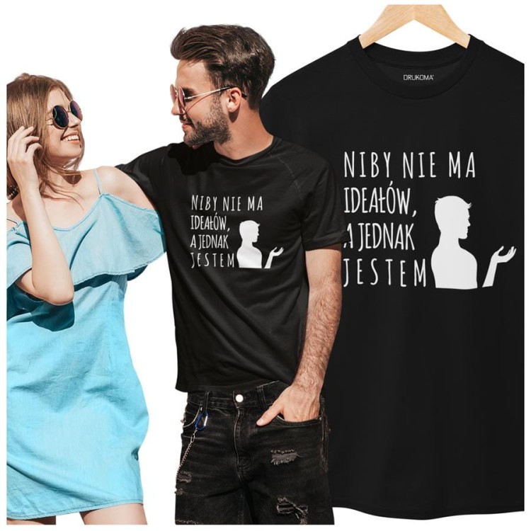 KOSZULKA NA WALENTYNKI PREZENT DLA CHŁOPAKA NIBY NIE MA IDEAŁÓW, A JEDNAK JESTEM (1).jpg