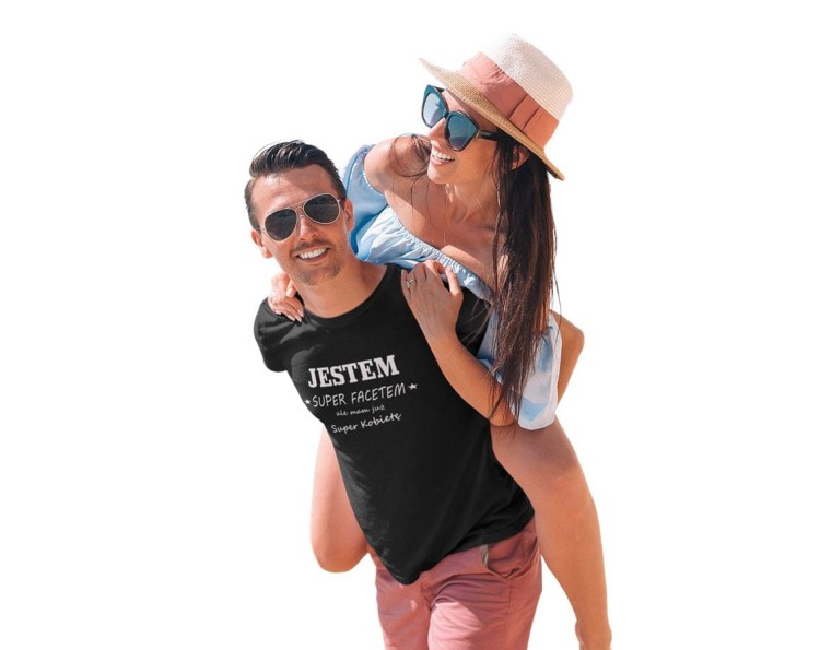KOSZULKA NA WALENTYNKI PREZENT DLA CHŁOPAKA JESTEM SUPER FACETEM ALE MAM JUŻ SUPER KOBIETĘ (4).jpg