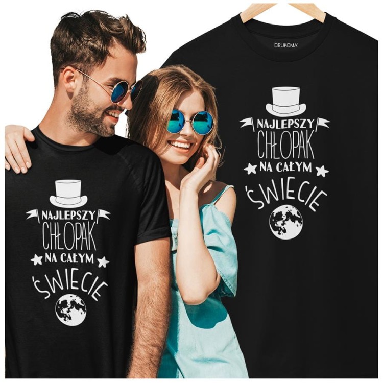 Koszulka dla Chłopaka modny prezent na Walentynki lub Urodziny stylowa koszulka z napisem Najlepszy Chłopak na całym świecie w kolorze czarnym (1).jpg
