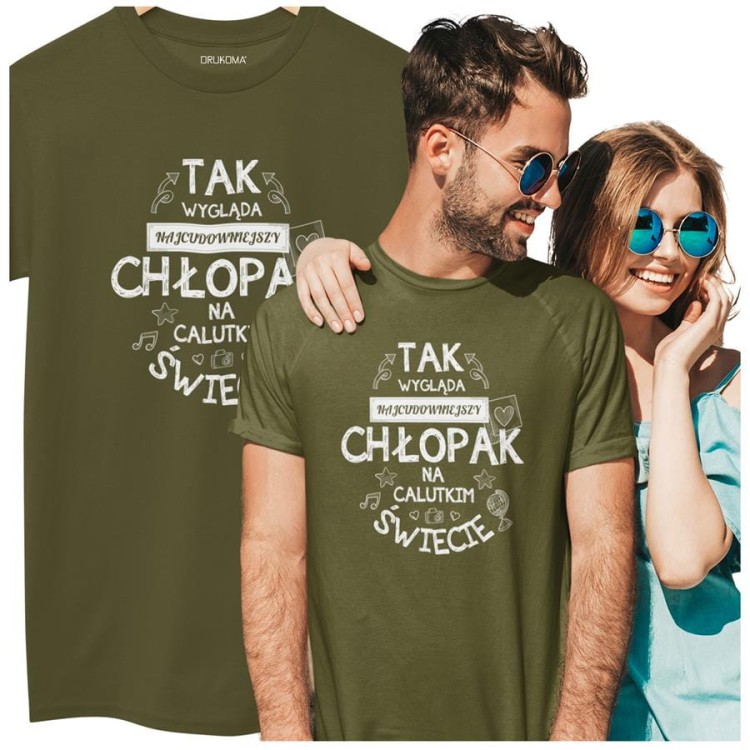 Koszulka dla Chłopaka modny prezent na Walentynki lub Urodziny stylowa koszulka z napisem Tak wygląda najcudowniejszy Chłopak na calutkim  (6).jpg