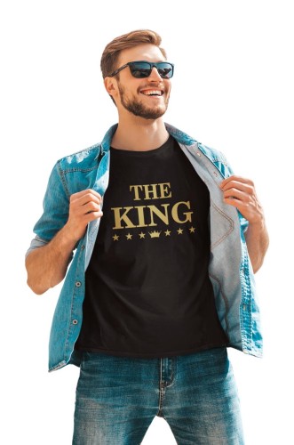 KOSZULKI DLA PAR NA WALENTYNKI PREZENT THE KING HIS QUEEN  (2).jpg