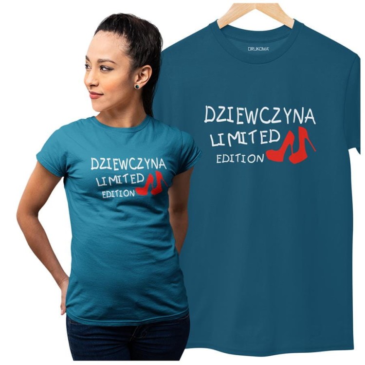 KOSZULKA DLA DZIEWCZYNY NA WALENTYNKI PREZENT DZIEWCZYNA LIMITED EDITION KOLOR PETROL BLUE (5).jpg