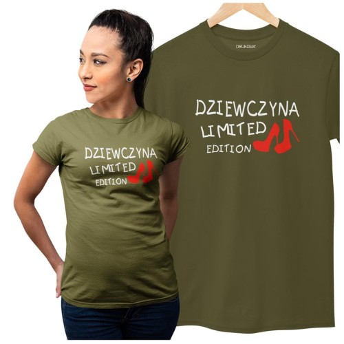 KOSZULKA DLA DZIEWCZYNY NA WALENTYNKI PREZENT DZIEWCZYNA LIMITED EDITION KOLOR KHAKI (5).jpg