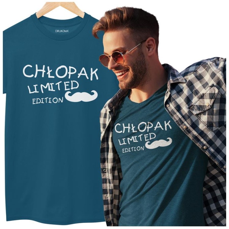 KOSZULKA NA WALENTYNKI PREZENT DLA CHŁOPAKA CHŁOPAK LIMITED EDITION KOLOR PETROL BLUE  (6).jpg
