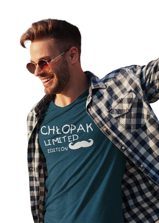 KOSZULKA NA WALENTYNKI PREZENT DLA CHŁOPAKA CHŁOPAK LIMITED EDITION KOLOR PETROL BLUE  (3).jpg