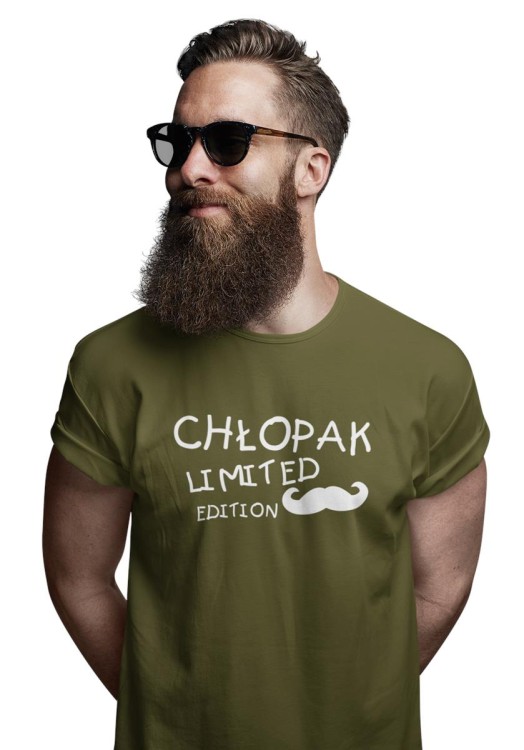 KOSZULKA NA WALENTYNKI PREZENT DLA CHŁOPAKA CHŁOPAK LIMITED EDITION KOLOR KHAKI (2).jpg