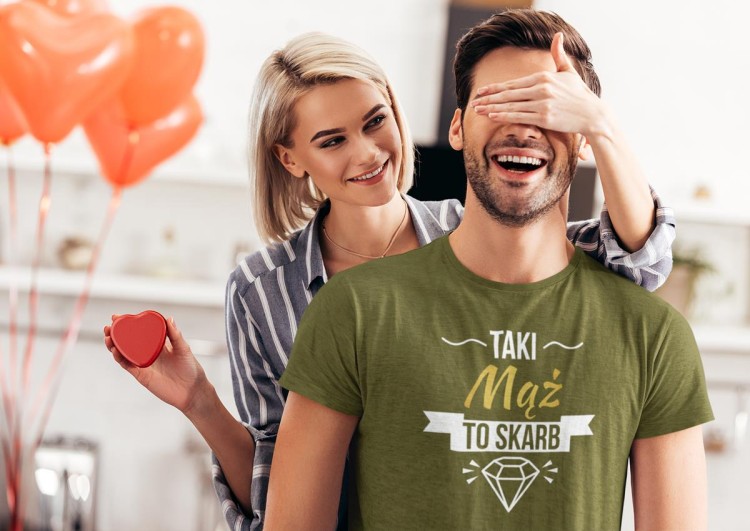 KOSZULKA NA WALENTYNKI PREZENT DLA CHŁOPAKA MĄŻ SKARB  KOLOR KHAKI (2).jpg