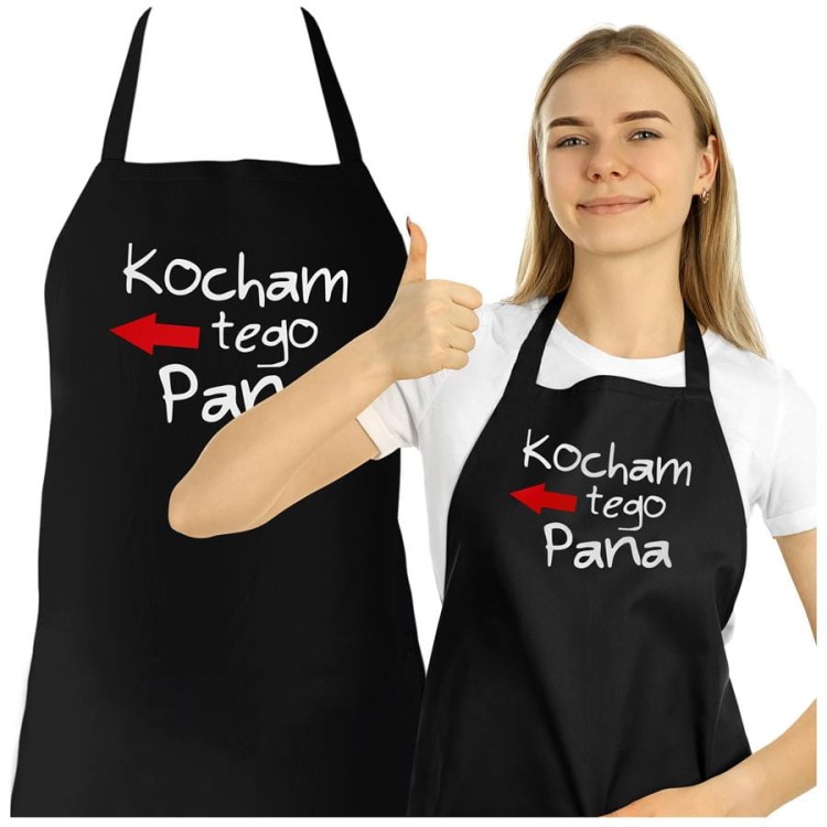 FARTUCH DLA DZIEWCZYNY ŻONY PREZENT NA WALENTYNKI KOCHAM TEGO PANA.jpg
