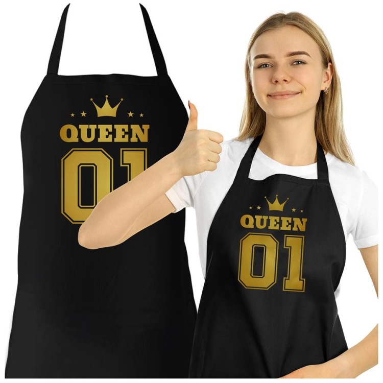 FARTUCH DLA DZIEWCZYNY ŻONY PREZENT NA WALENTYNKI QUEEN 01.jpg