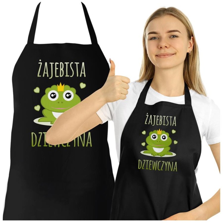 FARTUCH DLA DZIEWCZYNY ŻONY PREZENT NA WALENTYNKI ŻAJEBISTA DZIEWCZYNA.jpg