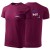 Koszulka fuksjowa z krótkim rękawem z logo na sercu i plecach męska z nadrukiem logo firmy 160g BASIC129 kolor 43 koszulka krótki rękaw.jpg