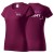 Koszulka fuksjowa z krótkim rękawem z logo na sercu i plecach damska z nadrukiem logo firmy 160g BASIC134 kolor 43 koszulka krótki rękaw.jpg
