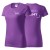 Koszulka fioletowa z krótkim rękawem z logo na sercu i plecach damska z nadrukiem logo firmy 160g BASIC134 kolor 64 koszulka krótki rękaw.jpg