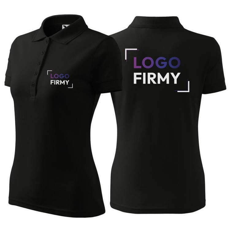 Koszulka czarna polo z logo na sercu i plecach damska z nadrukiem logo firmy 200g 210 kolor 01 koszulka polo.jpg