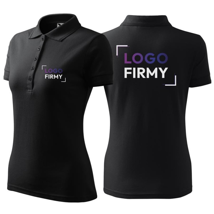Koszulka ebony gray polo z logo na sercu i plecach damska z nadrukiem logo firmy 200g 210 kolor 94 koszulka polo.jpg