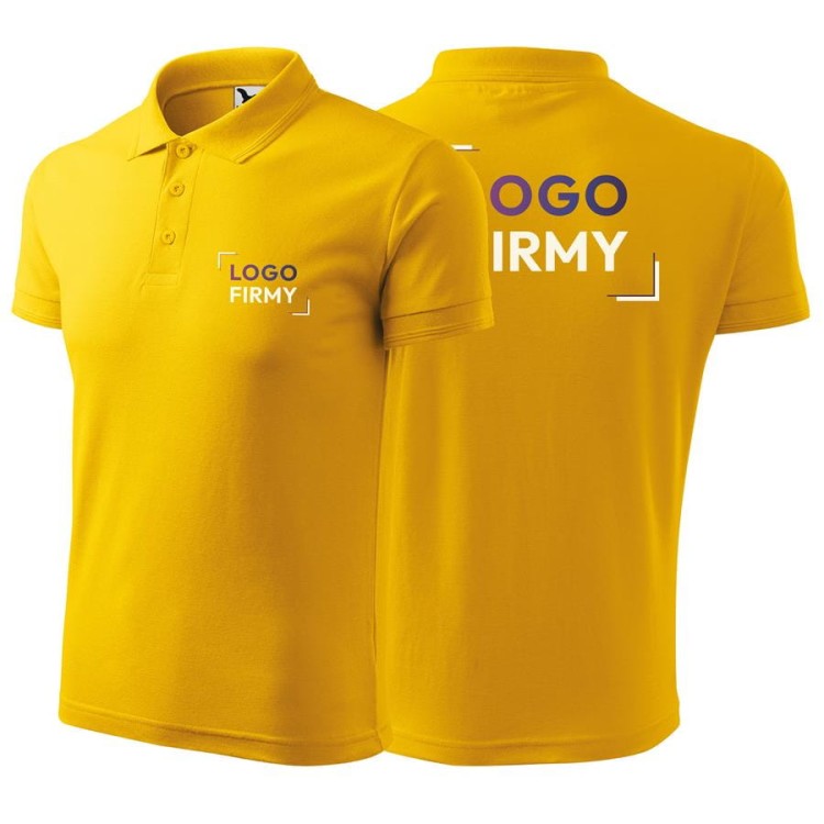 Koszulka żółta polo z logo na sercu i plecach męska z nadrukiem logo firmy 200g 203 kolor 04 koszulka polo.jpg