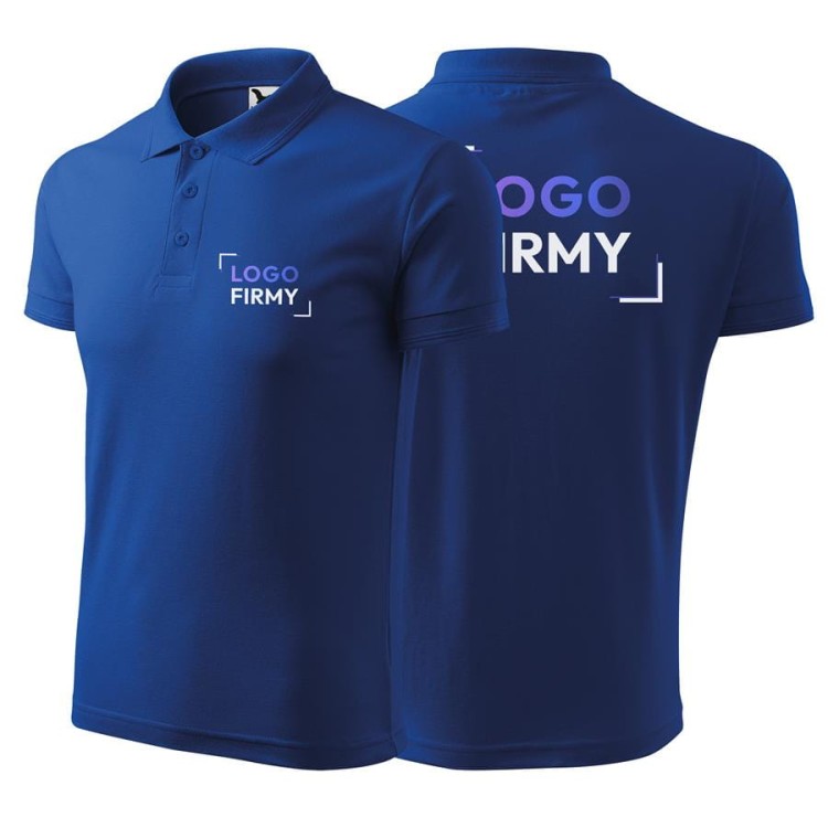 Koszulka chabrowa polo z logo na sercu i plecach męska z nadrukiem logo firmy 200g 203 kolor 05 koszulka polo.jpg