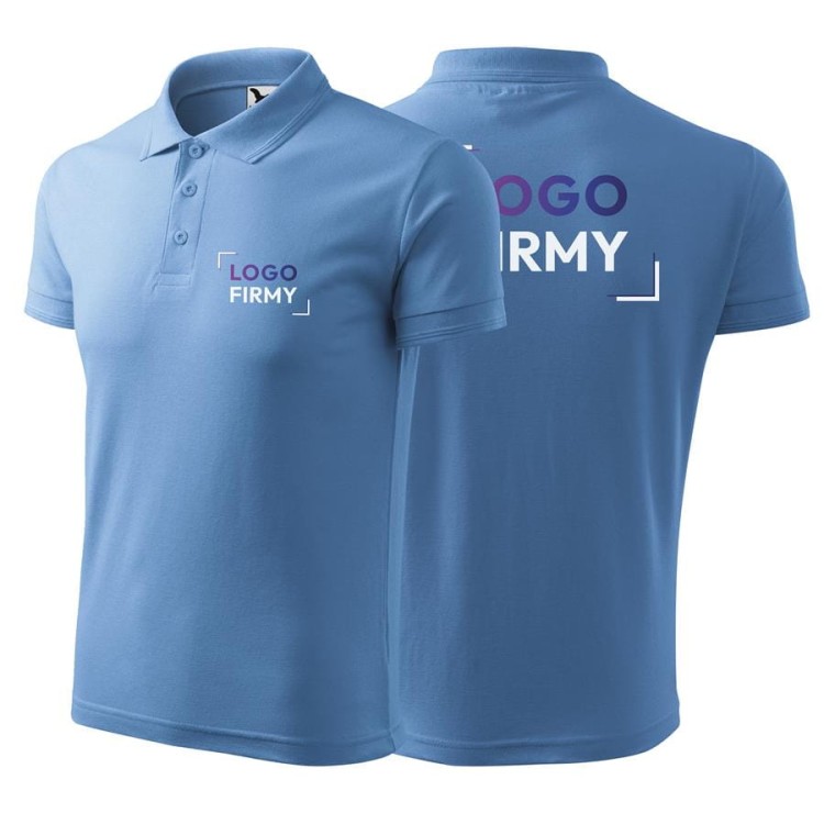 Koszulka błękitna polo z logo na sercu i plecach męska z nadrukiem logo firmy 200g 203 kolor 15 koszulka polo.jpg