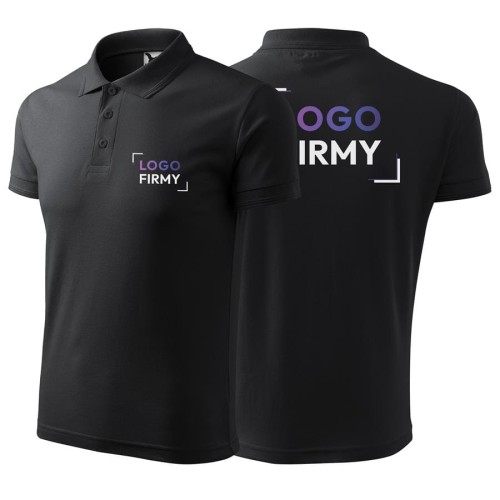 Koszulka ebony gray polo z logo na sercu i plecach męska z nadrukiem logo firmy 200g 203 kolor 94 koszulka polo.jpg