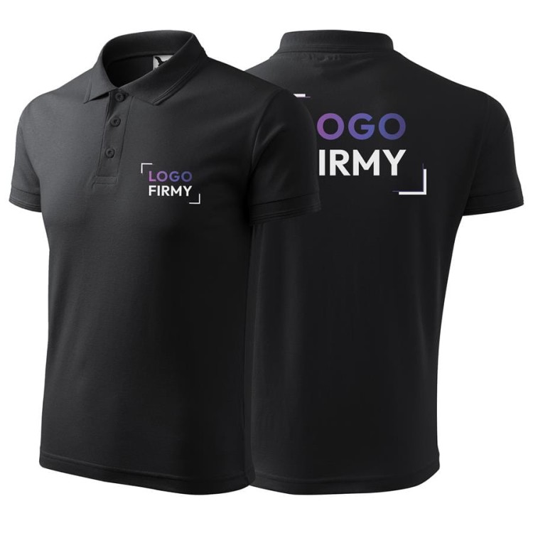 Koszulka ebony gray polo z logo na sercu i plecach męska z nadrukiem logo firmy 200g 203 kolor 94 koszulka polo.jpg