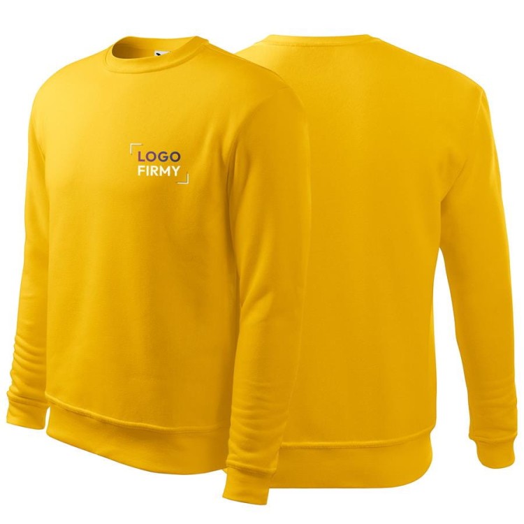 Bluza żółta męskadziecięca z logo na sercu, nadrukiem logo firmy 300g 406 kolor 04 bluza podstawowa.jpg