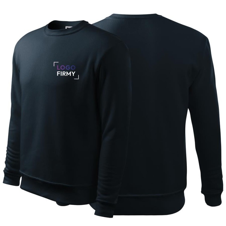 Bluza granatowa męskadziecięca z logo na sercu z nadrukiem logo firmy 300g 406 kolor 02 bluza podstawowa.jpg