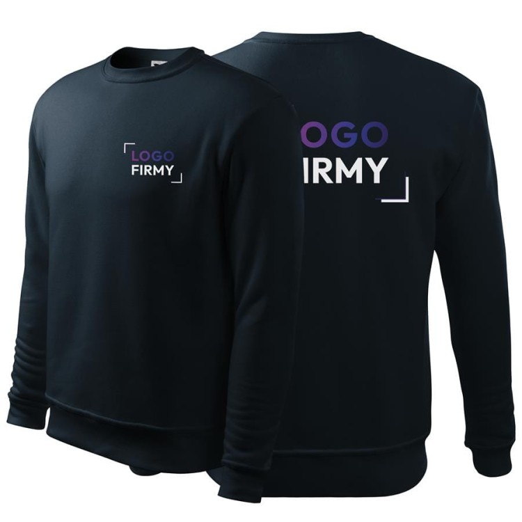 Bluza granatowa męskadziecięca z logo na sercu i plecach z nadrukiem logo firmy 300g 406 kolor 02 bluza podstawowa.jpg