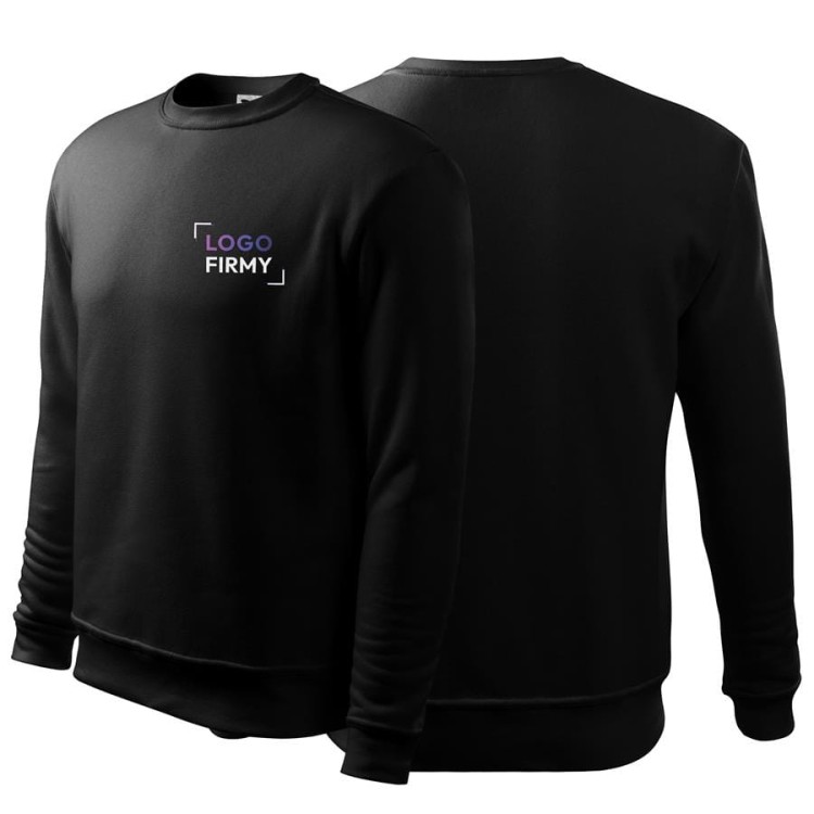 Bluza czarna męskadziecięca z logo na sercu nadrukiem logo firmy 300g 406 kolor 01 bluza podstawowa.jpg