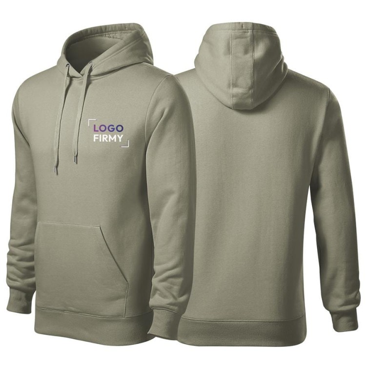 Bluza jasny khaki męska z logo na sercu nadrukiem logo firmy 320g 413 kolor 28 bluza cape.jpg