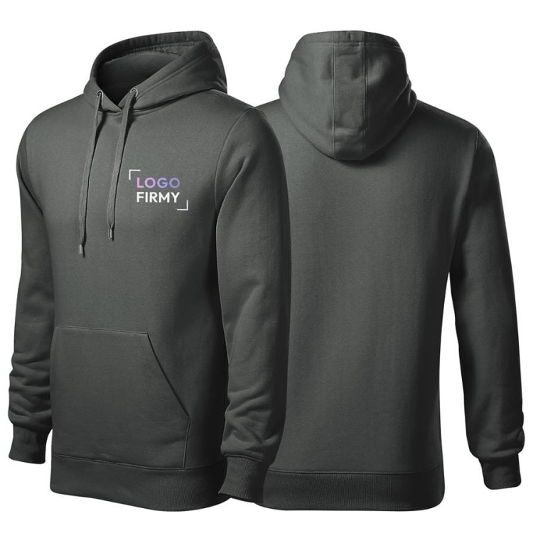 Bluza ciemny khaki męska z logo na sercu nadrukiem logo firmy 320g 413 kolor 67 bluza cape.jpg