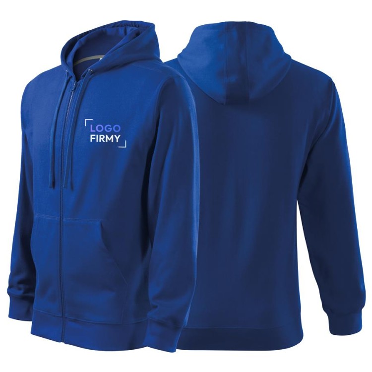 Bluza chabrowa męska z logo na sercu z nadrukiem logo firmy 300g 410 kolor 05 bluza trendy zipper.jpg