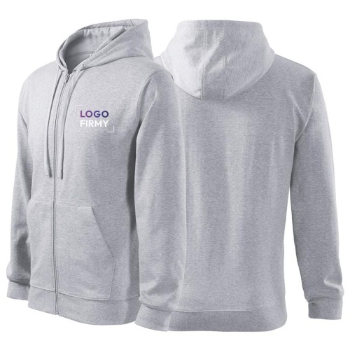 Bluza jasnoszary melanż męska z logo na sercu z nadrukiem logo firmy 300g 410 kolor 03 bluza trendy zipper.jpg