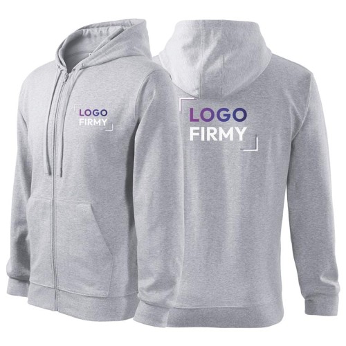 Bluza jasnoszary melanż męska z logo na sercu i plecach z nadrukiem logo firmy 300g 410 kolor 03 bluza trendy zipper.jpg
