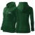 Bluza zieleń butelkowa damska z logo na sercu z nadrukiem logo firmy 300g 411 kolor 06 bluza trendy zipper.jpg