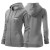 Bluza ciemnoszary melanż damska z logo na sercu z nadrukiem logo firmy 300g 411 kolor 12 bluza trendy zipper.jpg