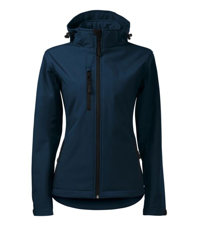 Kurtka granatowa softshell Malfini damska z logo na sercu i plecach z nadrukiem logo firmy 300g 521 kolor 02 (3).jpg