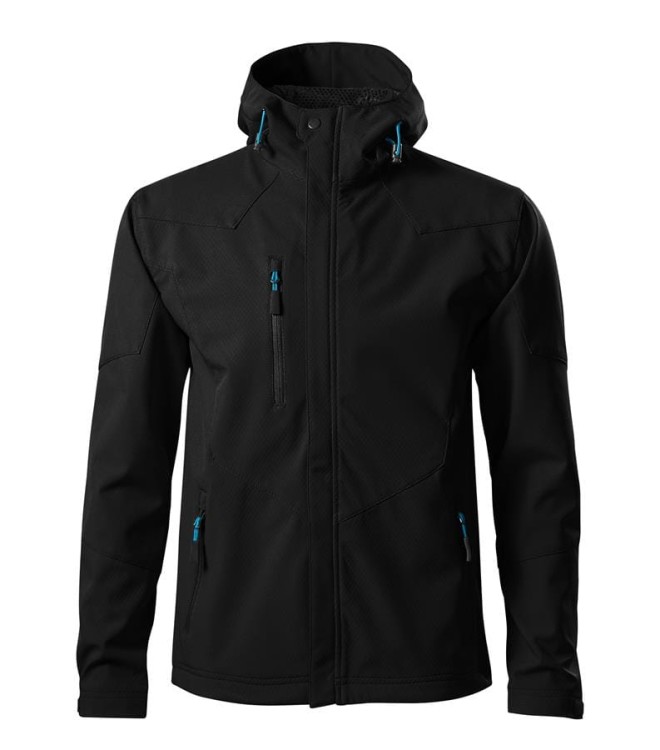 Kurtka czarna softshell Malfini męska z logo na sercu i plecach z nadrukiem logo firmy 280g 531 kolor 01 (2).jpg