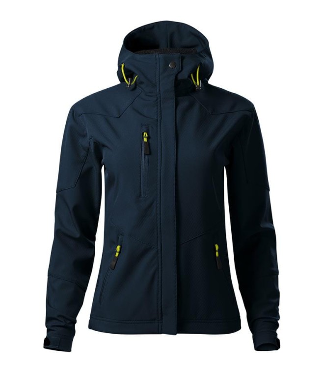 Kurtka granatowa softshell Malfini damska z logo na sercu i plecach z nadrukiem logo firmy 280g 532 kolor 02 (2).jpg