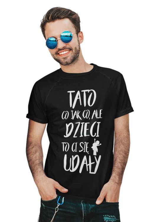 Zestaw koszulek dla rodziców na prezent koszulka dla mamy i taty MAMOTATO CO JAK CO ALE DZIECI TO CI SIĘ UDAŁY kolor czarny (4).jpg
