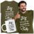 Koszulka dla taty wraz z kubkiem z nadrukiem Bóg nie może być wszędzie dlatego stworzył Tatę t-shirt w kolorze khaki.jpg
